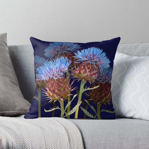 Scottish Thistle Throw Pillow