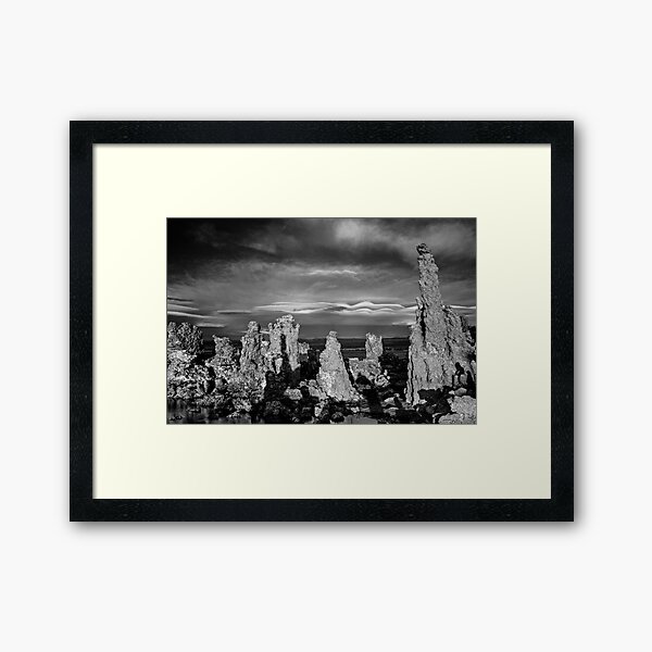 Mono Lake South Shore Tuffas Framed Art Print