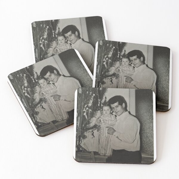 Item preview, father and son on christmas eve, photograph from 70s designed and sold by Thriladien.