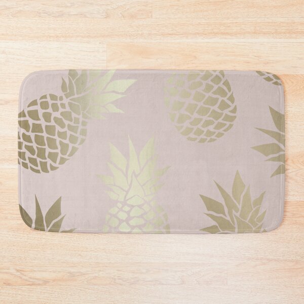 Item preview, Tropical Pineapple, Pastel, Blush Pink and Gold, Abstract Pattern designed and sold by meggydesigns.