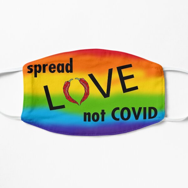 Pride Version: Spread Love not Coronavirus Maske