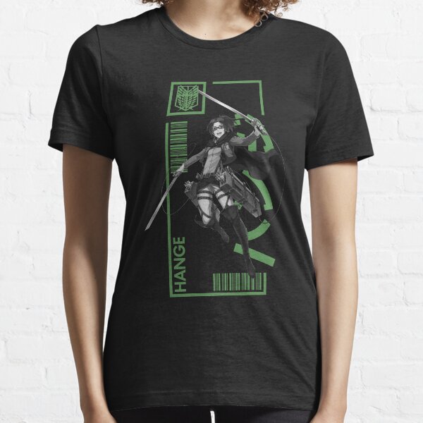 Hange Zoe - Attack On Titan - Typography 3 Essential T-Shirt