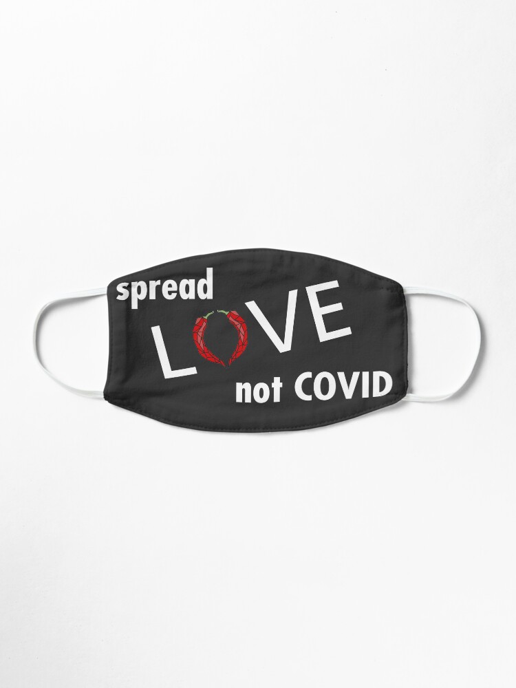 Alternative Ansicht von Spread Love not Coronavirus Maske