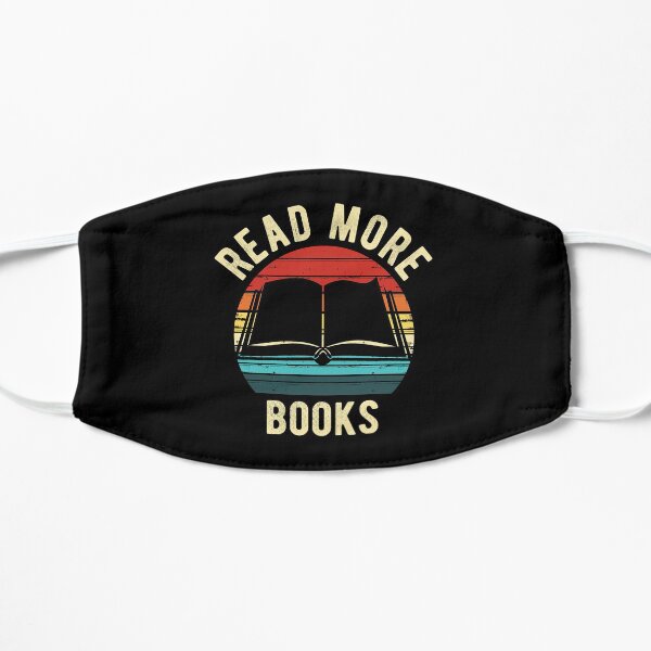 Leer más libros retro Mascarilla plana