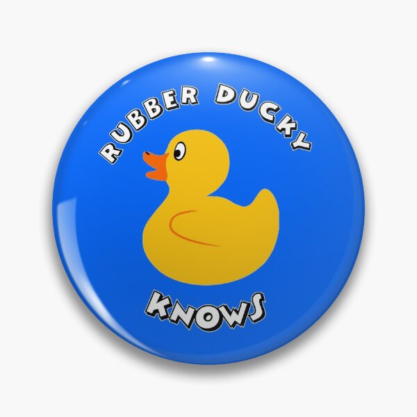 Item preview, Rubber Ducky knows all sticker designed and sold by BigTime.