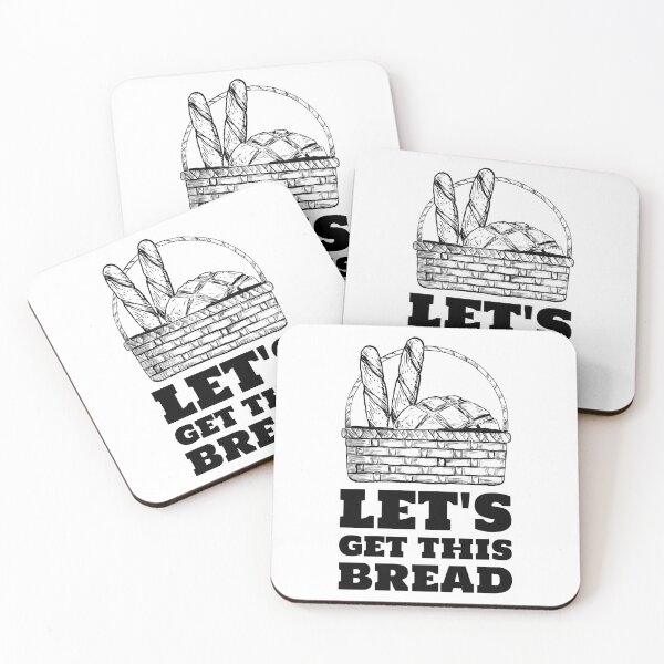 Item preview, Let's get this bread basket of loaves black designed and sold by javes93.