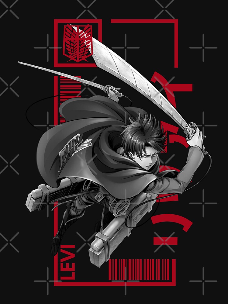 Levi Ackerman - Attack On Titan - Typography 3 by Chumbo21