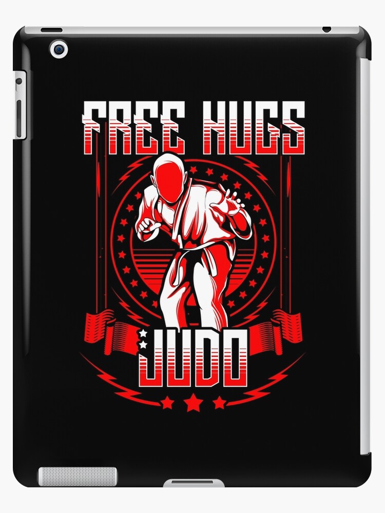 Funny Free Judo Hugs MMA Mixed Martial Arts Pun iPad Case & Skin for Sale  by perfectpresents