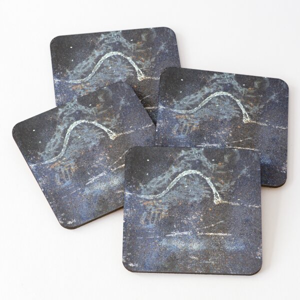 Item preview, Abstract Painting on Rusty Metal designed and sold by Anna Lemos.