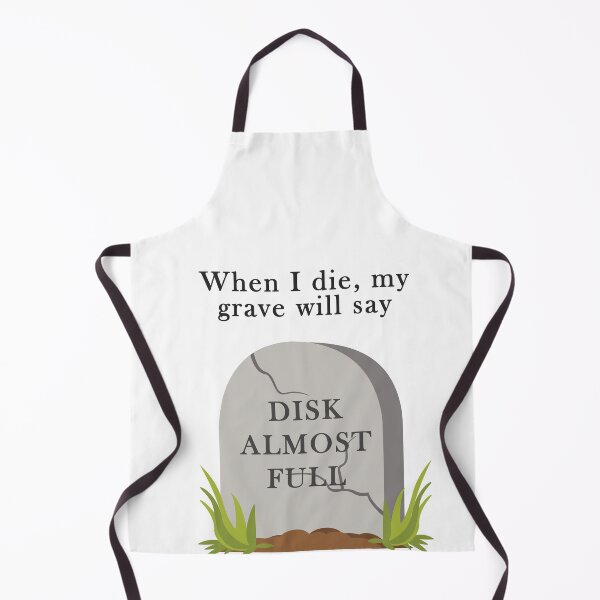 Item preview, Funny designer pun disk almost full designed and sold by Prerana Jain.