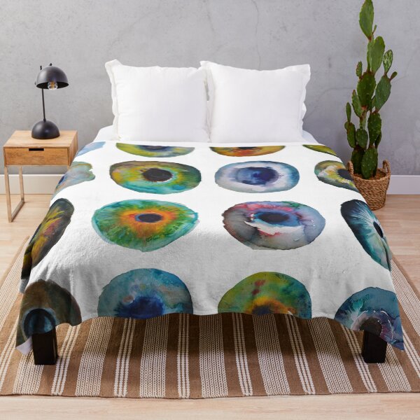 Eyes series Throw Blanket