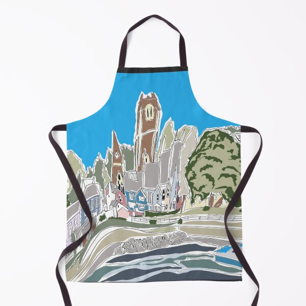 Item preview, Aberaeron  fishing village wales by day designed and sold by OakendOriginals.