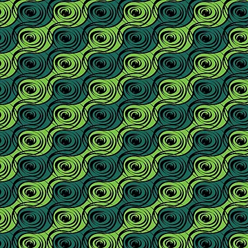 Artwork thumbnail, Groovy deepgreen by repeatpattern