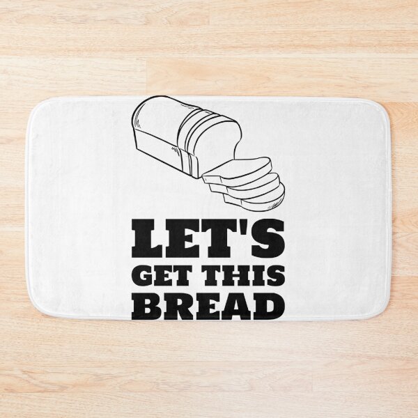 Item preview, Let's get this bread sliced loaf black designed and sold by javes93.
