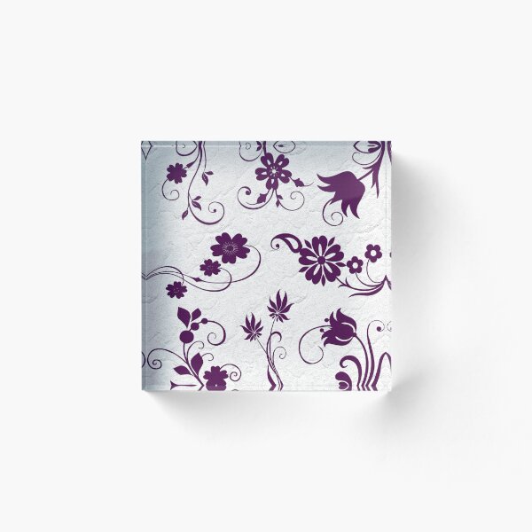 Aperçu de l'œuvre fleuri tourbillonne violet créée et vendue par ESSjLAY.
