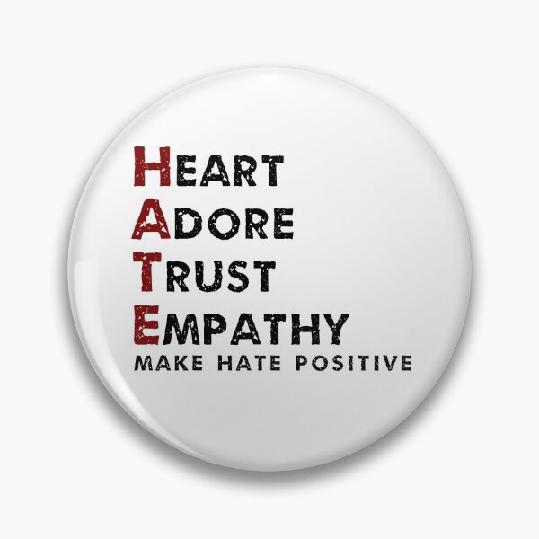 Item preview, Make Hate Positive designed and sold by LynHebb.