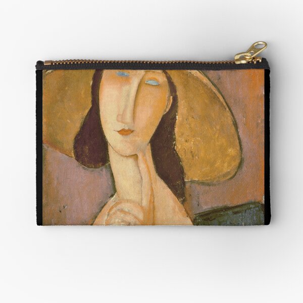 Amedeo Modigliani - Head Of A Woman Zipper Pouch
