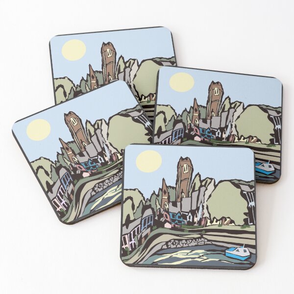 Item preview, Aberaeron  fishing village west wales uk designed and sold by OakendOriginals.