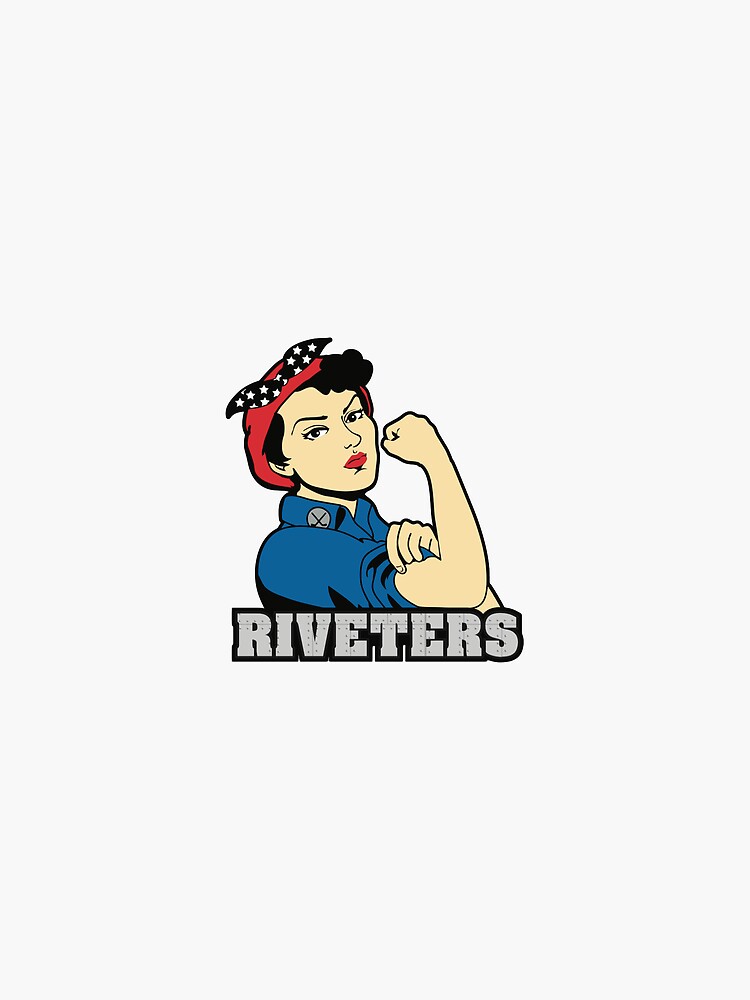 "NWHL Metropolitan Riveters Sticker" Sticker by naphockey Redbubble