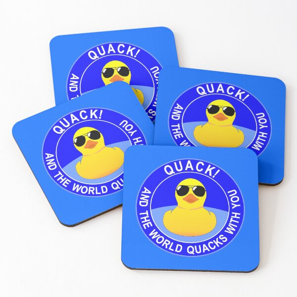 Item preview, Cool Funny Yellow Rubber Duck quack sticker designed and sold by BigTime.