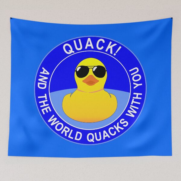 Item preview, Cool Funny Yellow Rubber Duck quack sticker designed and sold by BigTime.