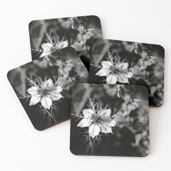 Item preview, White Nigella damascena flower designed and sold by lena-maximova.
