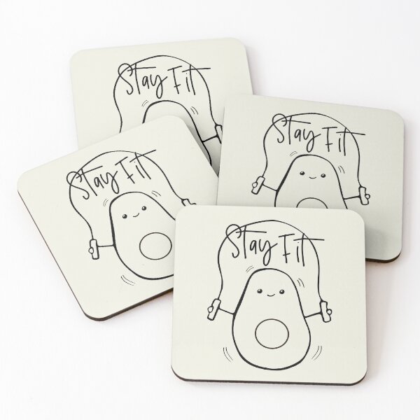 Item preview, Avocado Stay Fit Hand-Free Drawing  designed and sold by GrimButterfly.