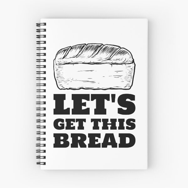 Item preview, Let's get this bread freshly baked loaf black designed and sold by javes93.