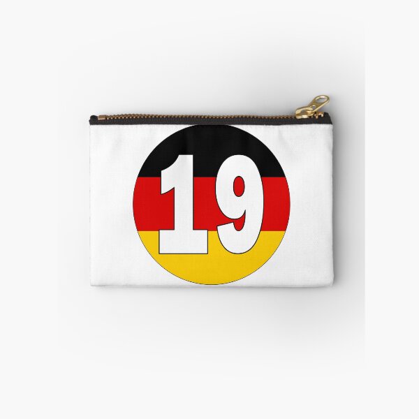 Item preview, Number 19 with Germany flag on the background designed and sold by AllShirts21.