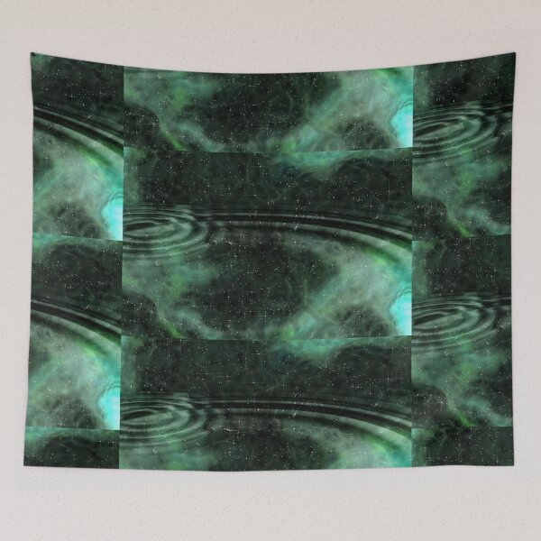 Item preview, Green nebula with ripples  designed and sold by Sybille-Yates.