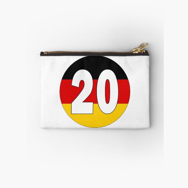 Item preview, Number 20 with Germany flag on the background designed and sold by AllShirts21.