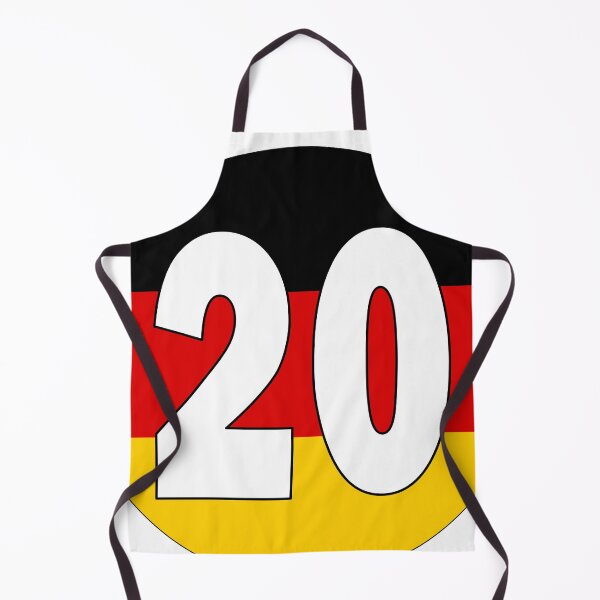 Item preview, Number 20 with Germany flag on the background designed and sold by AllShirts21.