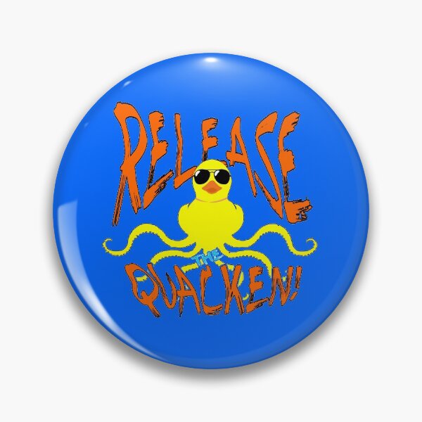 Item preview, Release the Quacken! sticker designed and sold by BigTime.