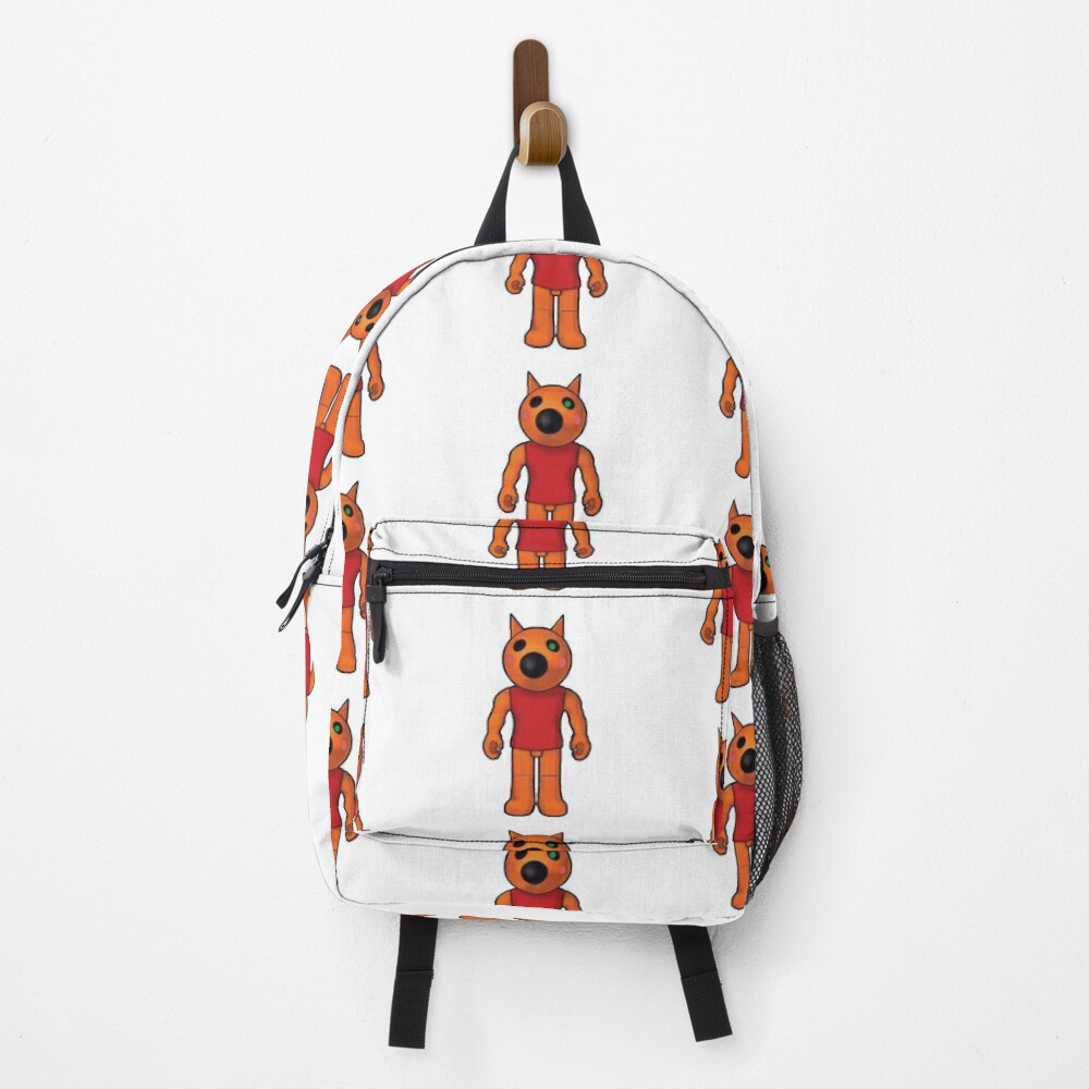 Piggy Roblox Roblox Game Roblox Characters Backpack By Affwebmm Redbubble - piggy characters roblox zizzy