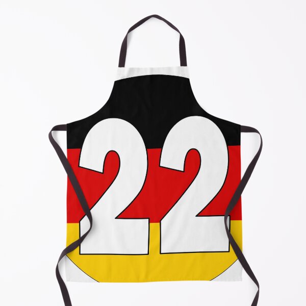 Item preview, Number 22 with Germany flag on the background designed and sold by AllShirts21.