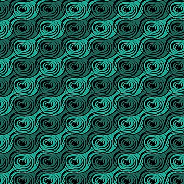 Artwork thumbnail, Groovy turquoise by repeatpattern