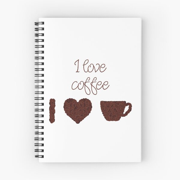 Item preview, I love coffee illustration from coffee beans designed and sold by GulArt.
