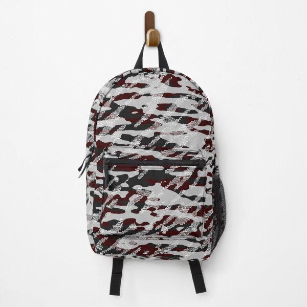 Item preview, Red camouflage pattern mosaic style designed and sold by Destroyed-Pixel.