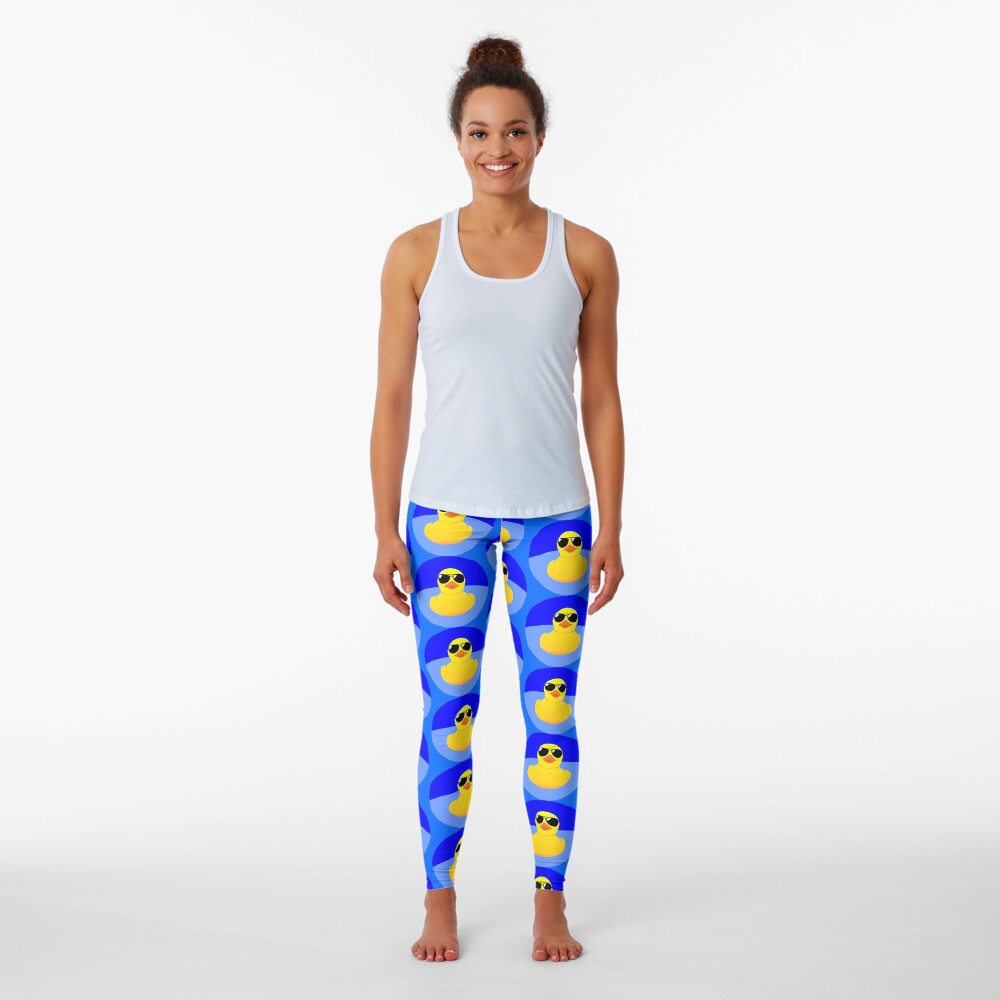 Cool rubber duck sticker Leggings