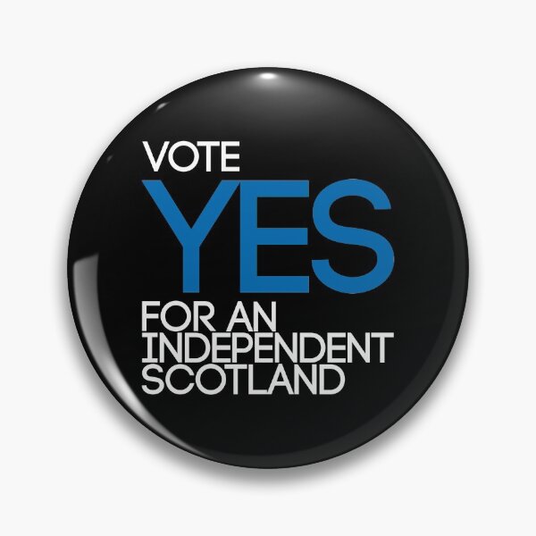 Item preview, VOTE YES FOR AN INDEPENDENT SCOTLAND, Scottish Independence Saltire Flag Coloured Text Slogan designed and sold by MacPean.