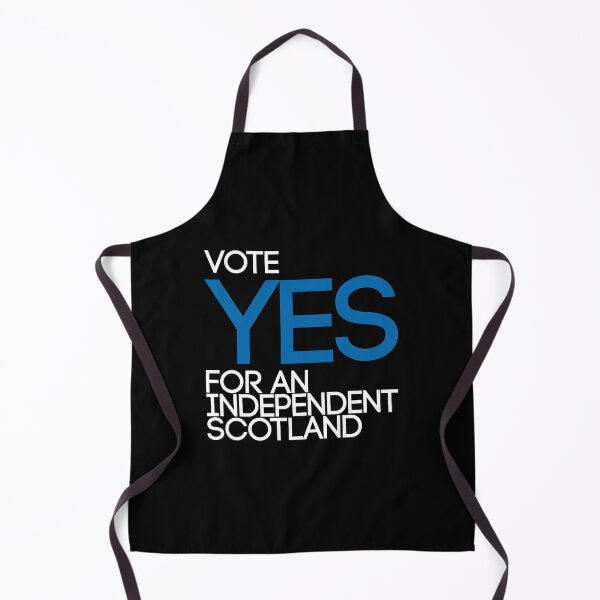 Item preview, VOTE YES FOR AN INDEPENDENT SCOTLAND, Scottish Independence Saltire Flag Coloured Text Slogan designed and sold by MacPean.