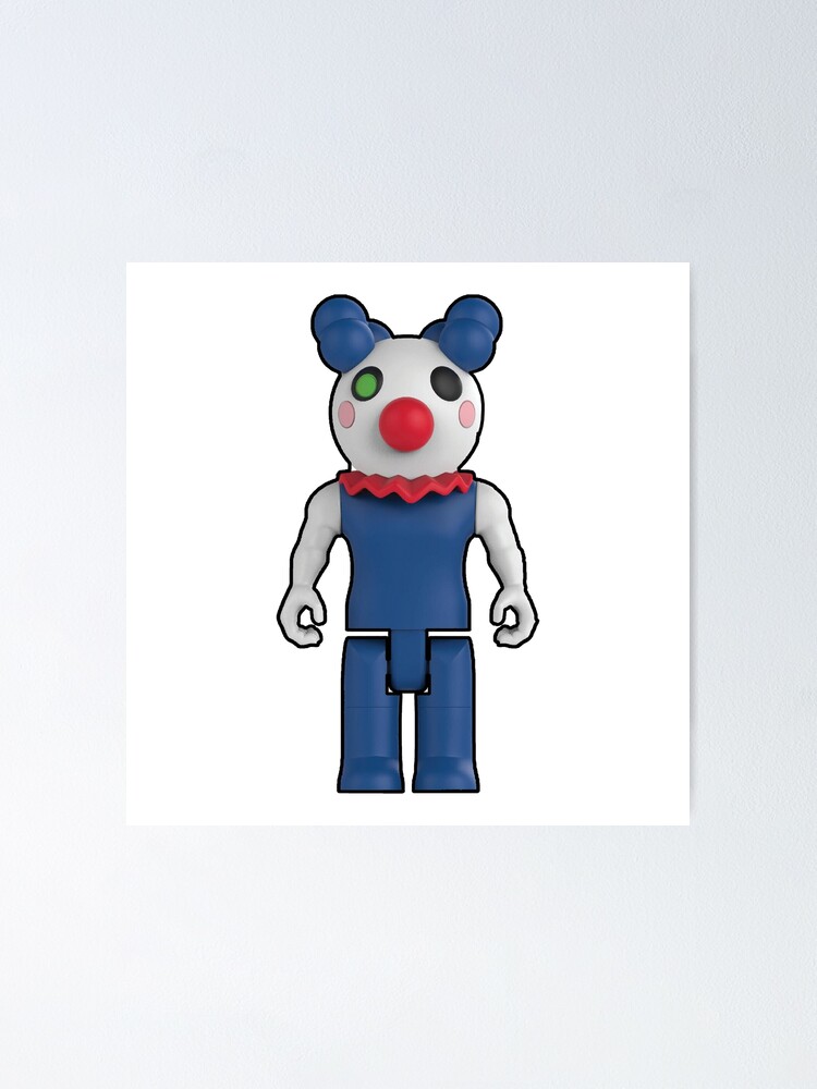 Piggy Roblox Roblox Game Roblox Characters Poster By Affwebmm Redbubble - roblox costume piggy