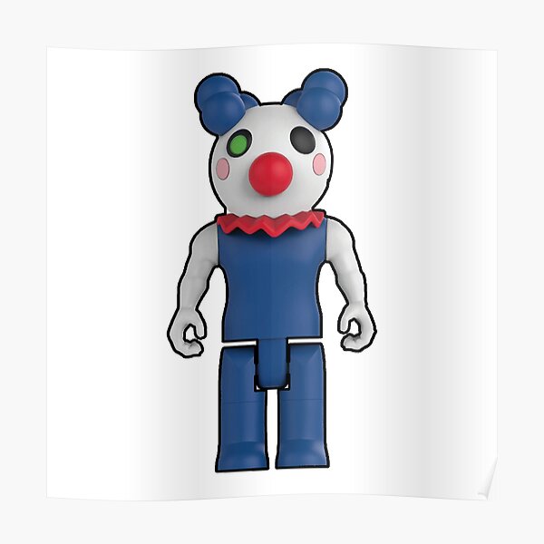 Roblox Character Posters Redbubble - custom characters piggy roblox characters names