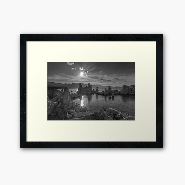 Mono Lake Sunset Framed Art Print