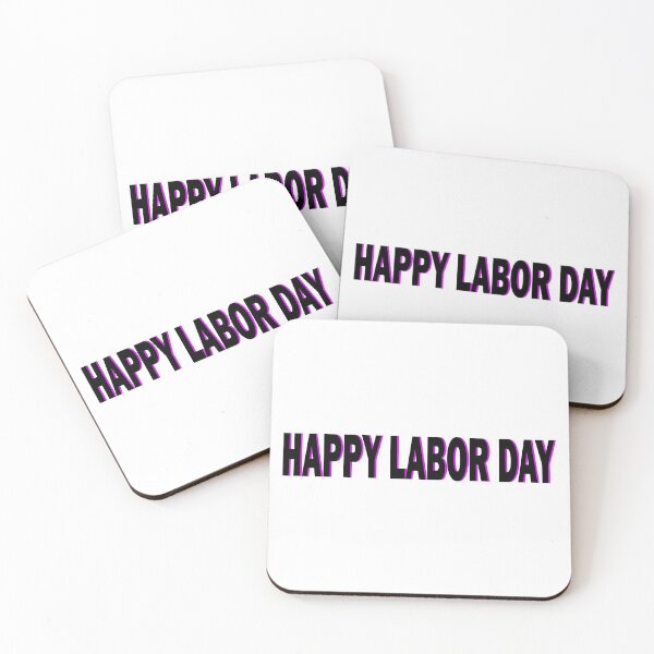 Item preview, Happy Labor Day Black And Purple Color designed and sold by vineeth.