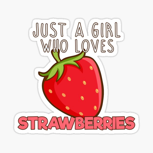 Strawberry Girl Stickers for Sale