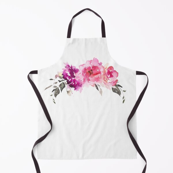 Item preview, Purple Fuchsia Pink Watercolor Florals designed and sold by junkydotcom.