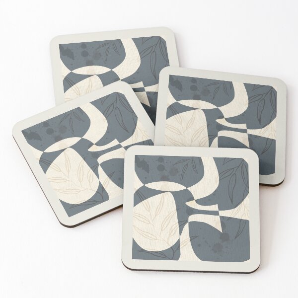 Item preview, Abstract - Vase Shapes in Evening Dove designed and sold by simplydesignart.