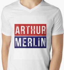 Arthur & Merlin Men's V-Neck T-Shirt