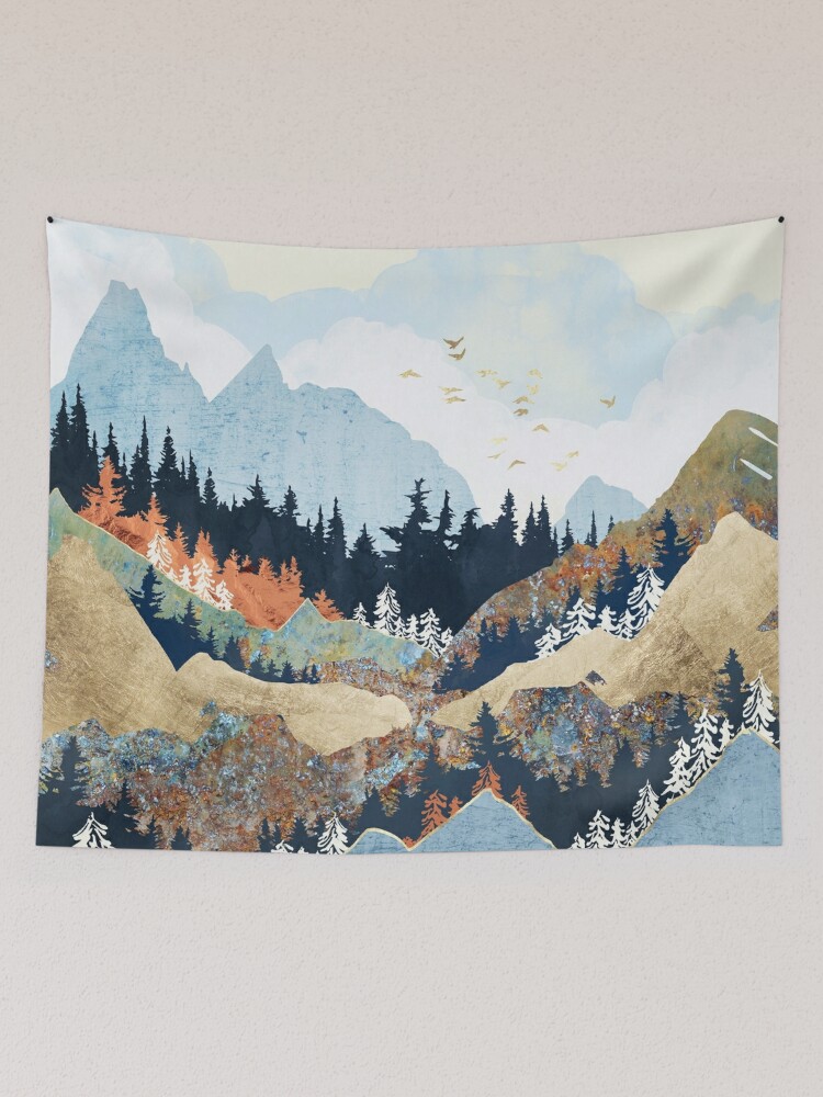 Tapestry, Spring Flight designed and sold by spacefrogdesign